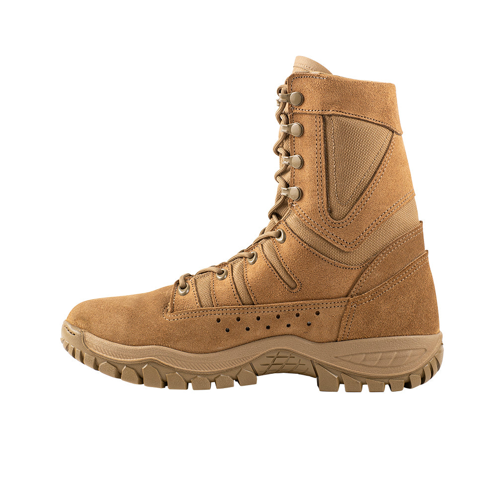 Belleville, Men's, 8", FLYWEIGHT, MXG, Hot Weather Tactical Steel Safety Toe Boot, Coyote, 040R, Regular, MXG 040R