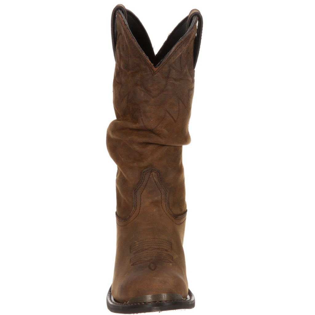 Durango® Women's Distressed Tan Slouch Western Boot