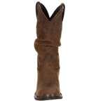 Durango® Women's Distressed Tan Slouch Western Boot