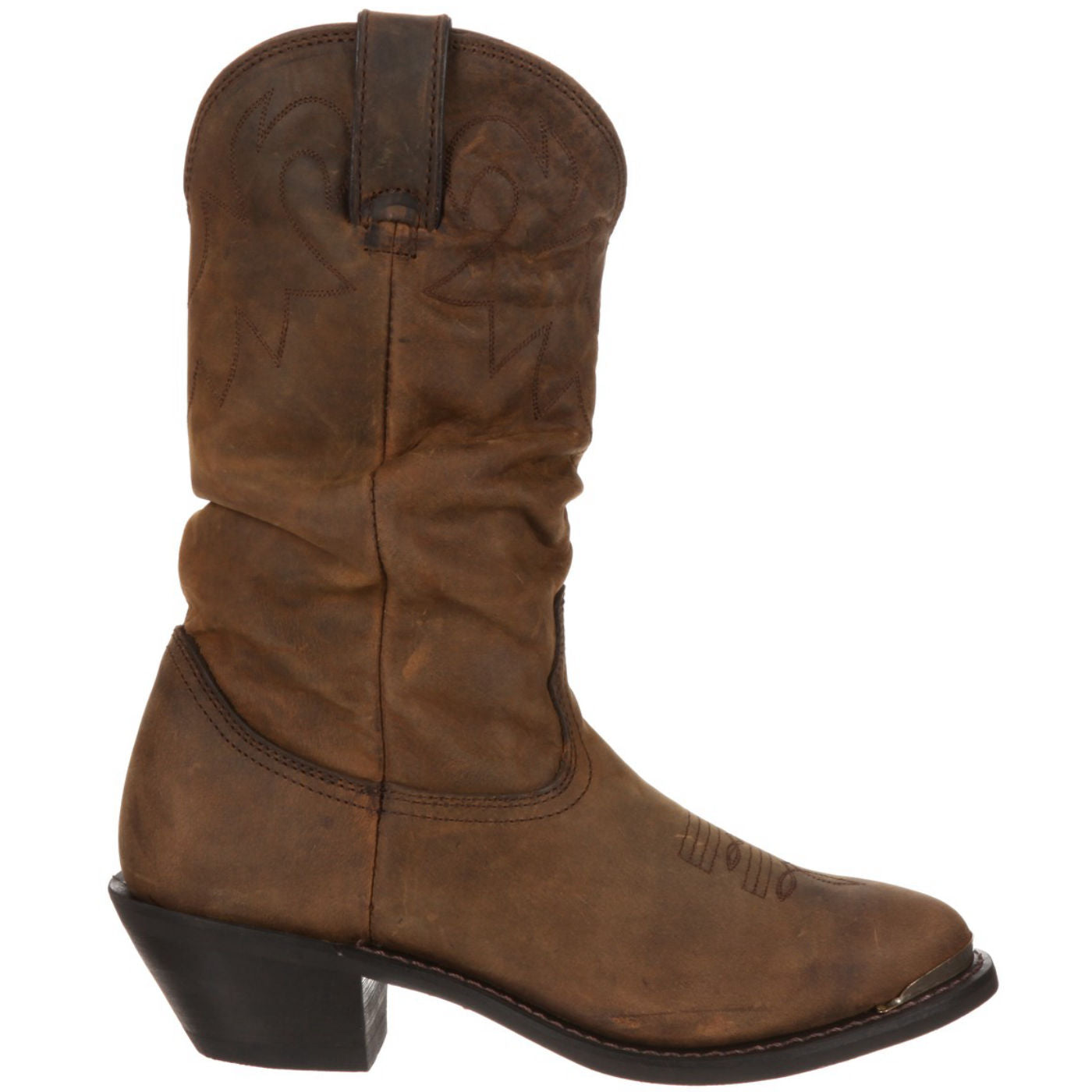 Durango® Women's Distressed Tan Slouch Western Boot