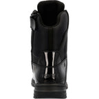 Rocky Cadet 8" Black Side Zip Public Service Boot