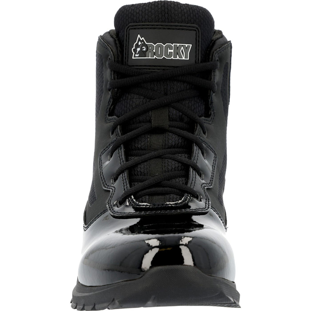 Rocky Cadet 6" Black Side Zip Public Service Boot