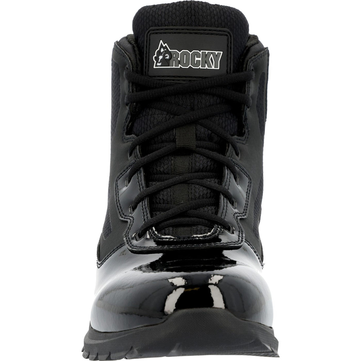 Rocky Cadet 6" Black Side Zip Public Service Boot
