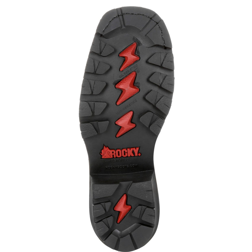 Rocky Square Toe Logger Waterproof Work Boot