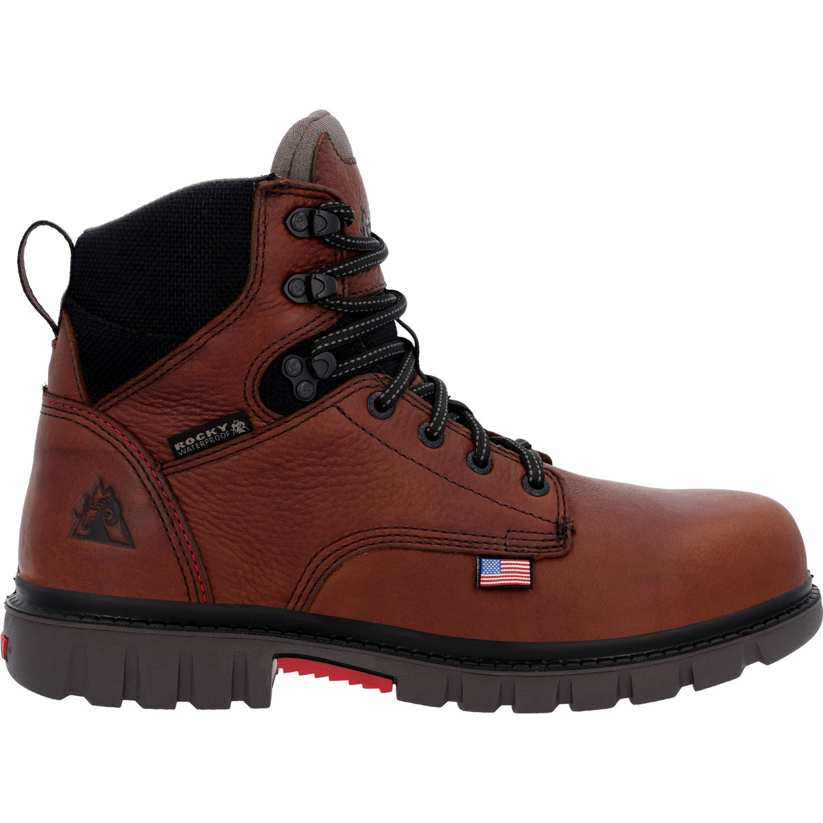 ROCKY WORKSMART WATERPROOF COMPOSITE TOE WORK BOOTS RKK0401