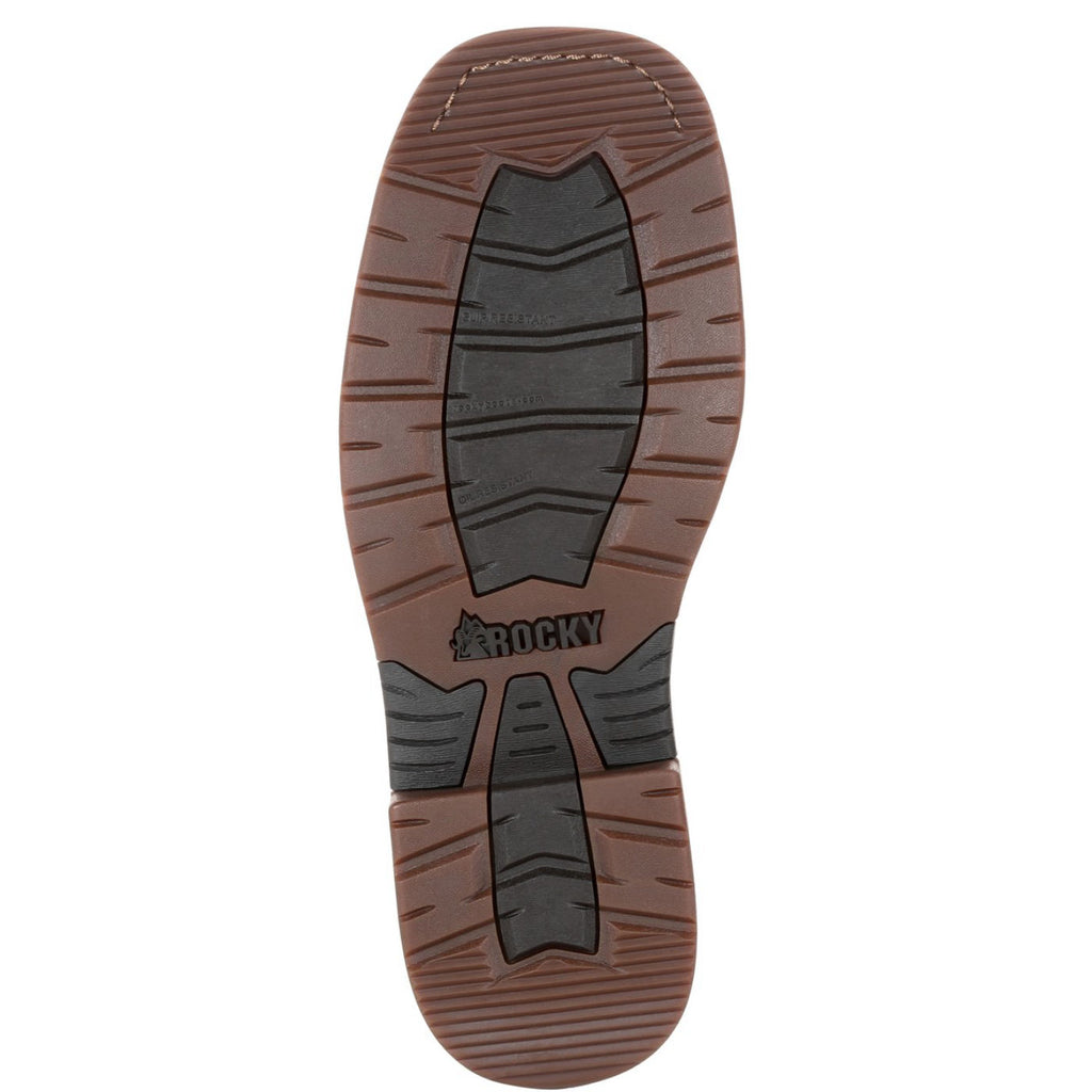 Rocky Square Toe Internal Met Guard Western Boot with TPU Heel Counter