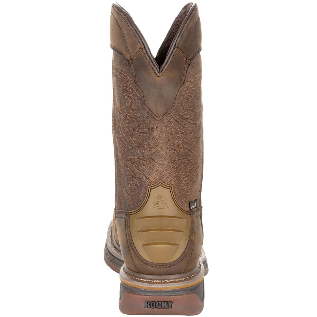 Rocky Square Toe Internal Met Guard Western Boot with TPU Heel Counter
