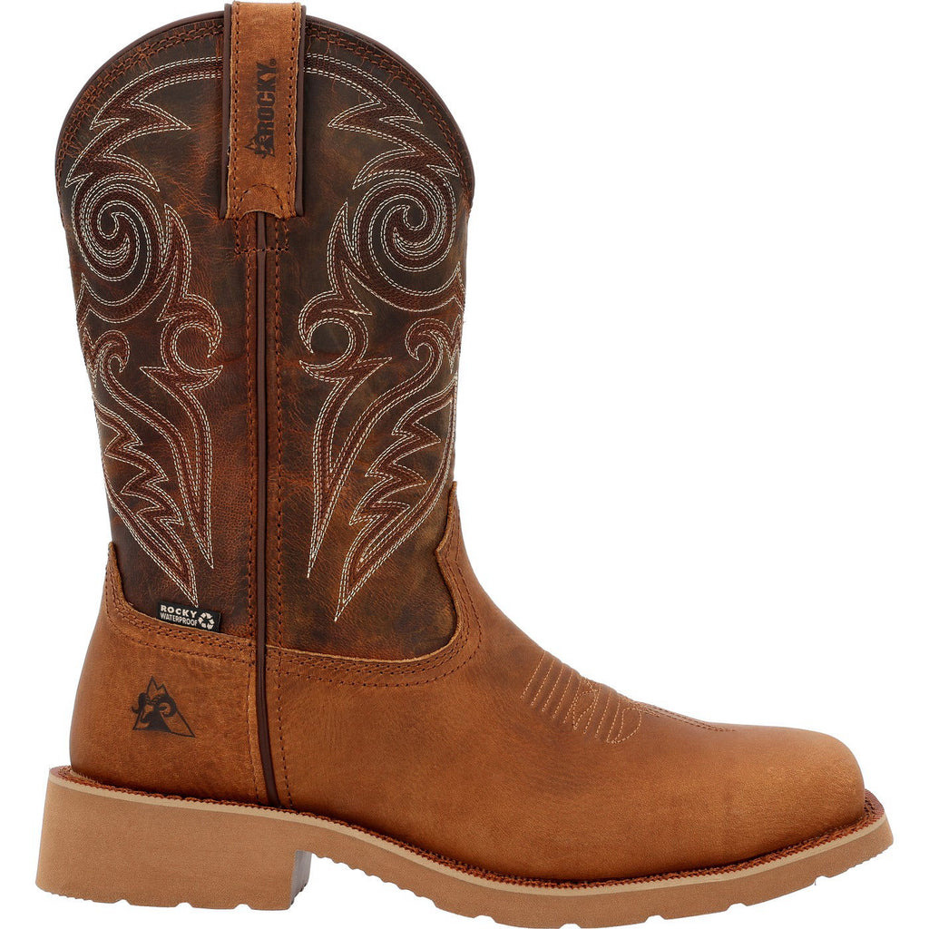 Rocky MonoCrepe 12” Waterproof Western Boot