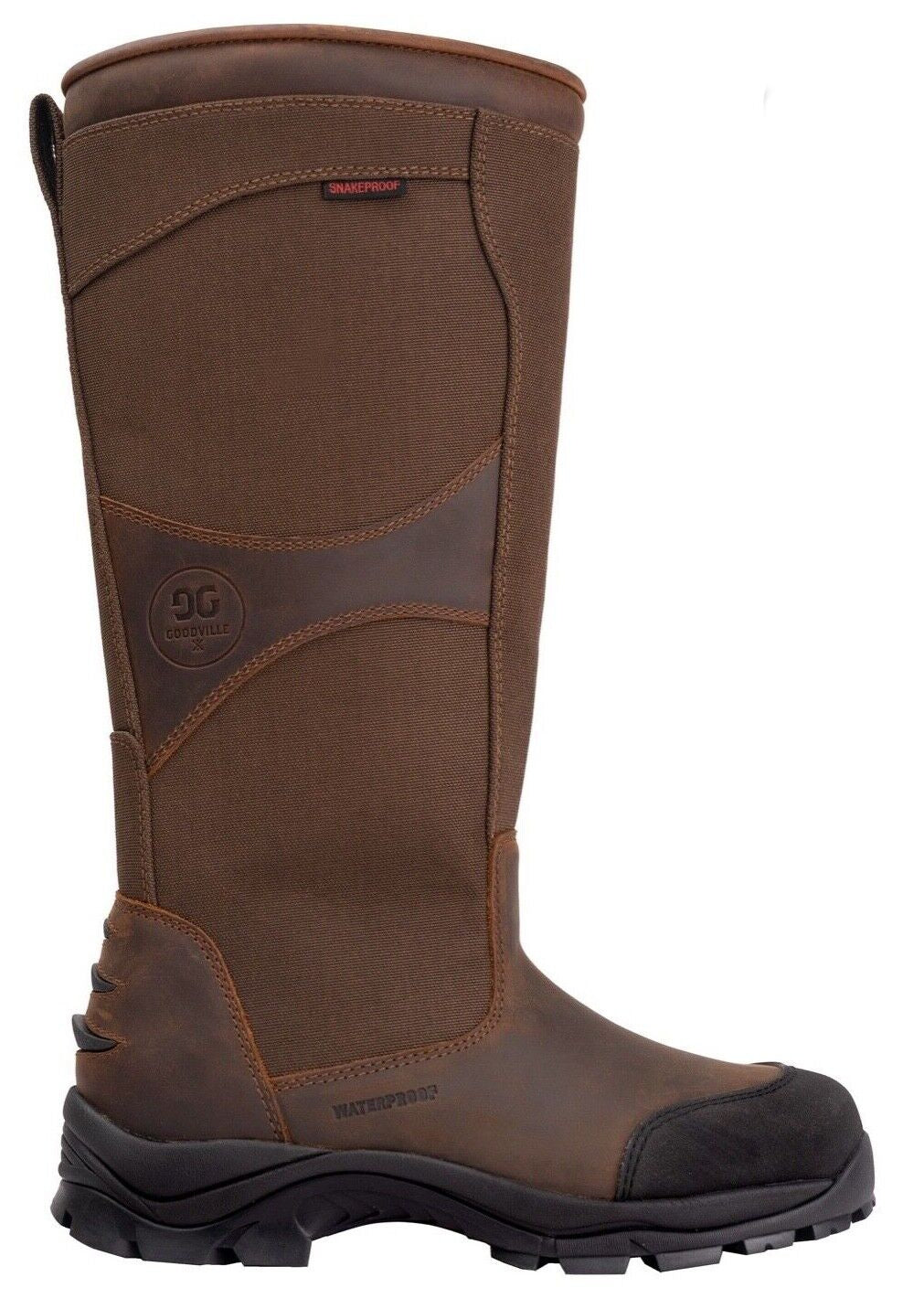 GOODVILLE PREYMASTER 17" KNEE WATERPROOF SIDE-ZIP SNAKE PROOF BOOTS - SN101