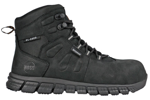 Hoss Tikaboo Ul Black Work Shoes Boots 60177
