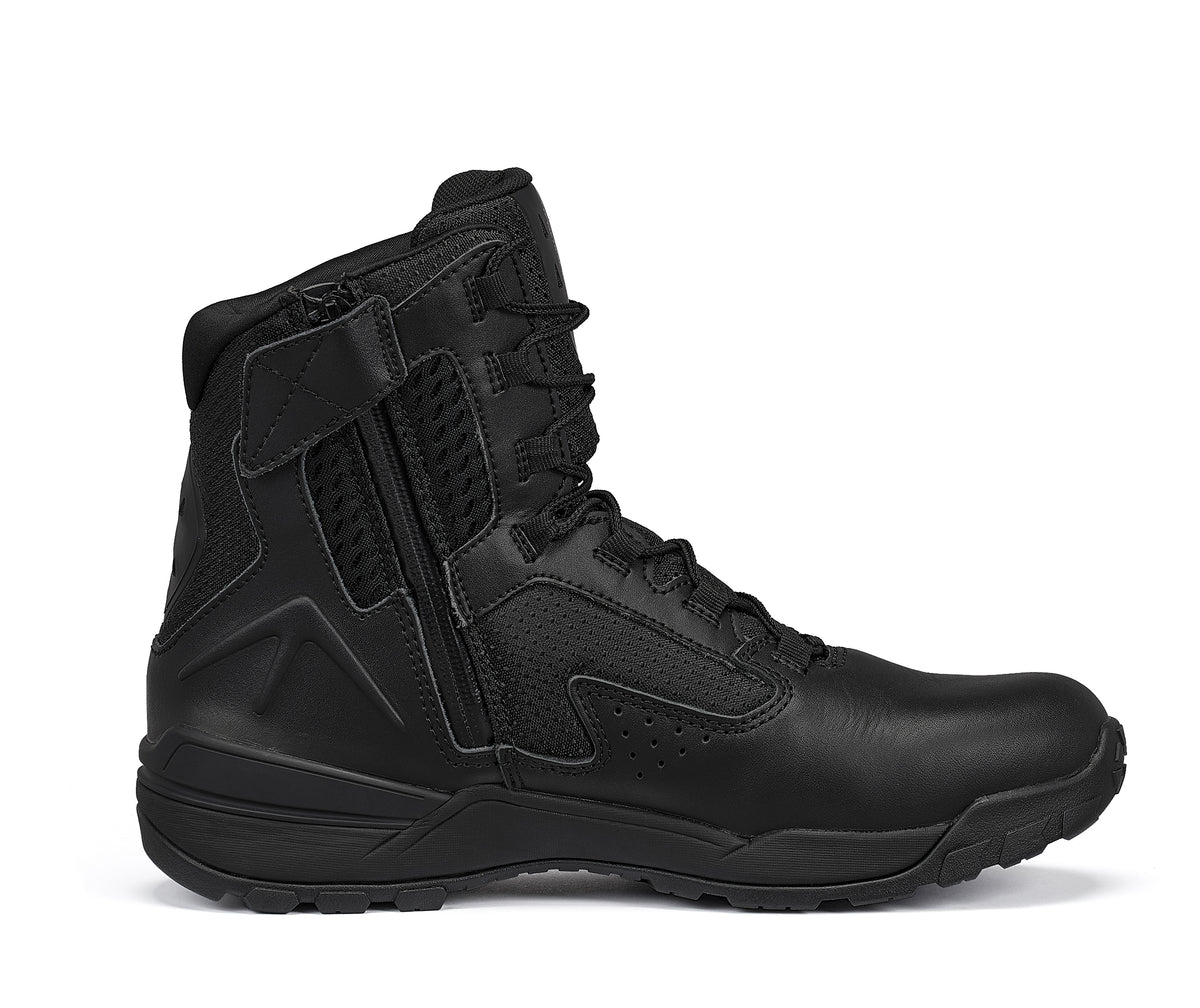 Belleville, Men's, 7", TR1040-ZWP Waterproof Ultra Light Side-Sip Tactical Boot, Black, 4, Regular, TR1040-ZWP 040R