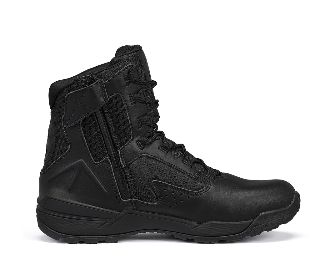 Belleville, Men's, 7", TR1040-LSZ Ultra Light Side-Sip Tactical Boot, Black, 4, Regular, TR1040-LSZ 040R