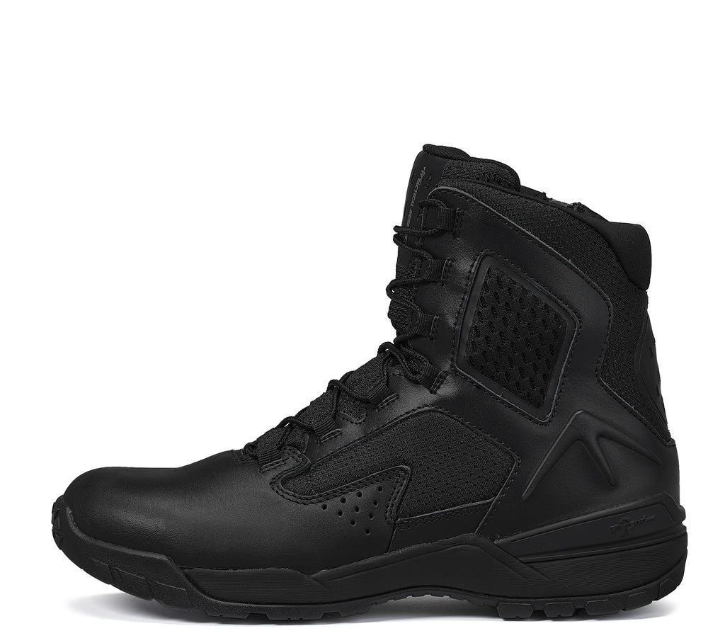 Belleville, Men's, 7", TR1040-LSZ Ultra Light Side-Sip Tactical Boot, Black, 4, Regular, TR1040-LSZ 040R