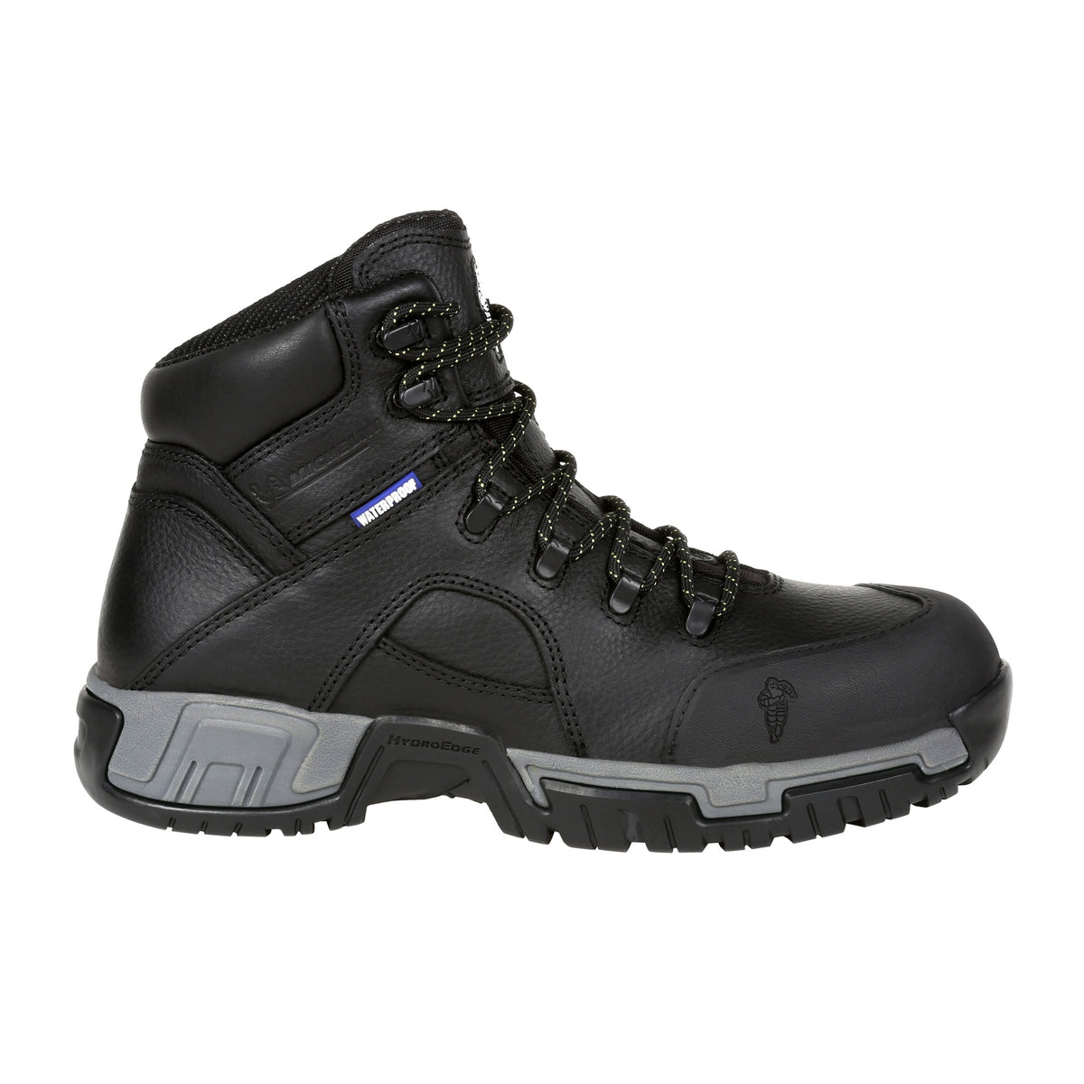 MICHELIN® HYDROEDGE STEEL TOE PUNCTURE-RESISTANT WATERPROOF WORK BOOTS XHY866
