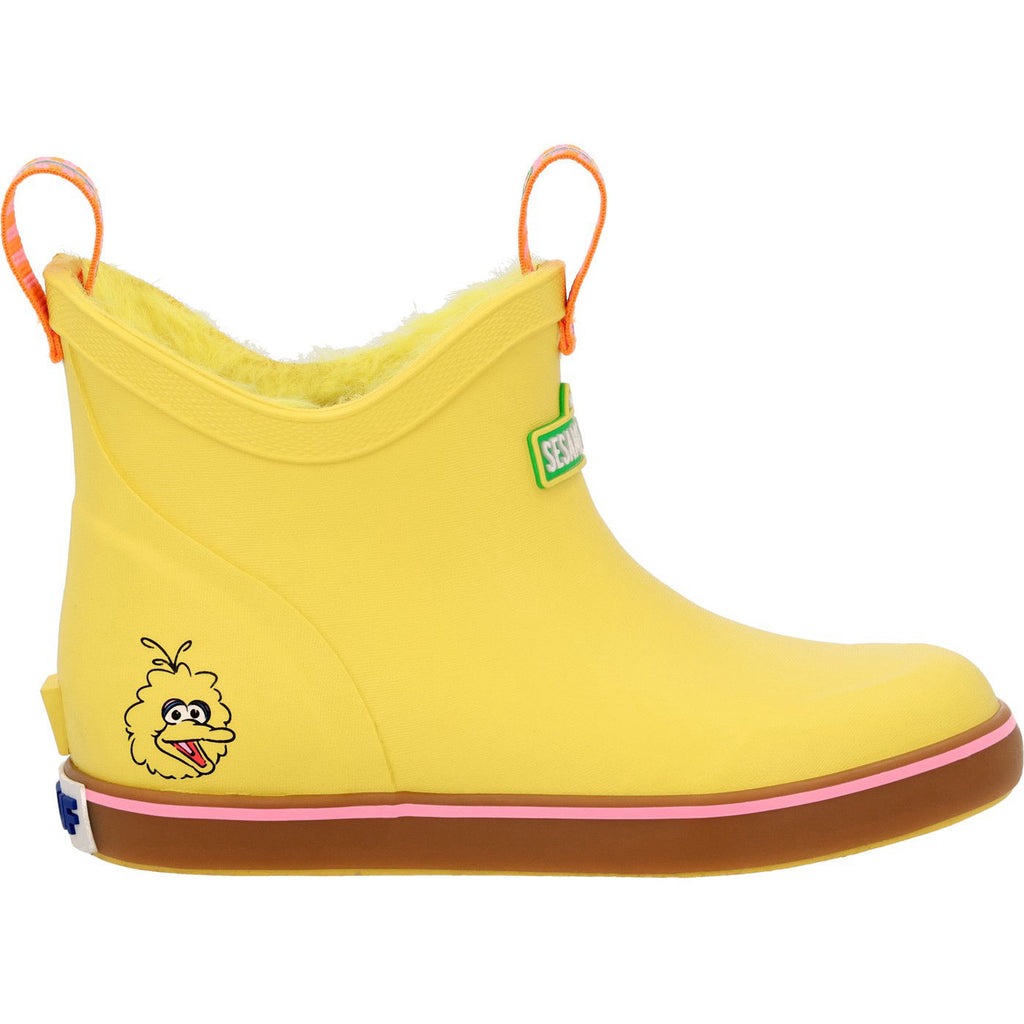 Sesame Street Kids' Fleece Lined Ankle Deck Boot