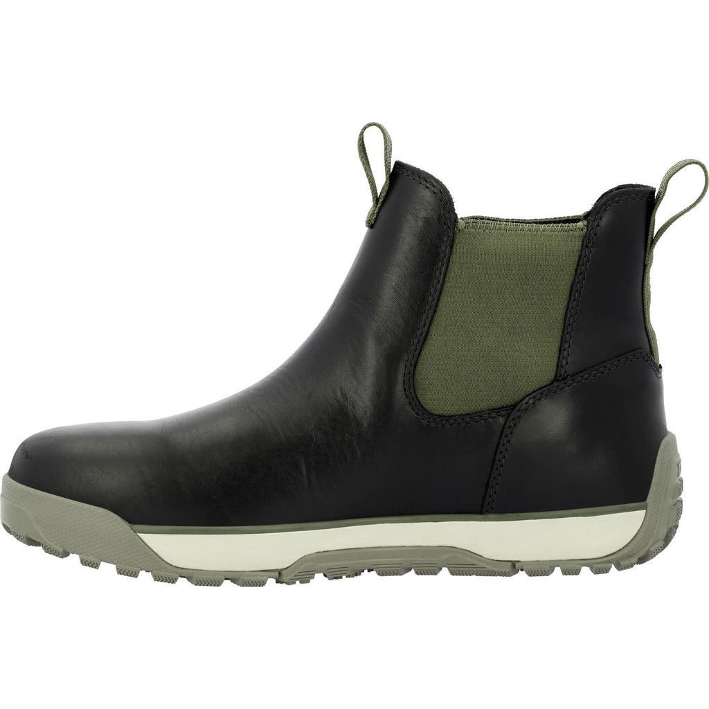 Men's Waterproof Leather Ankle Deck Boot
