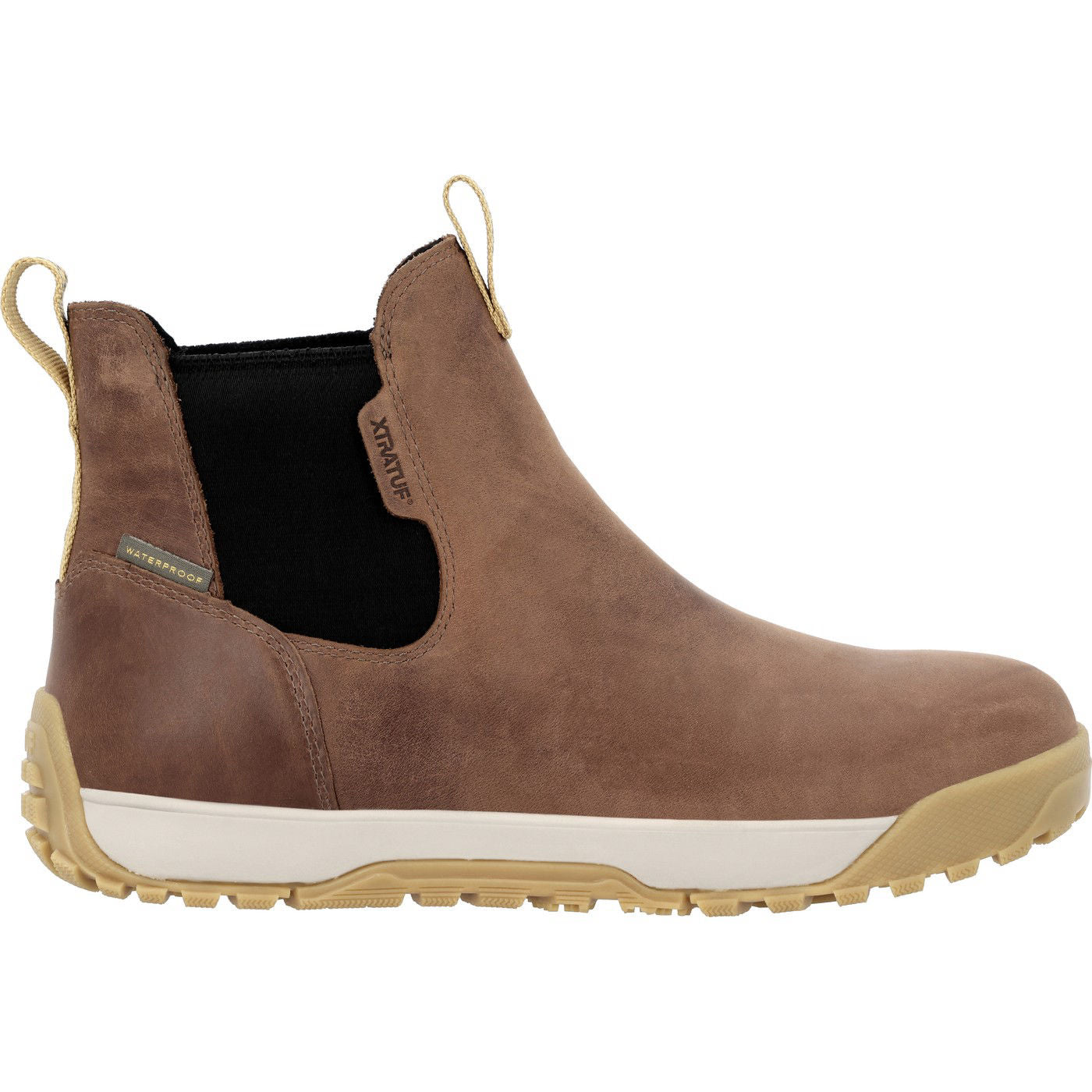 Men's Waterproof Leather Ankle Deck Boot