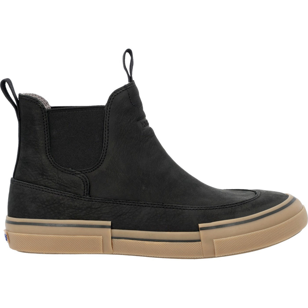 Men's Leather Chelsea Ankle Deck Boot