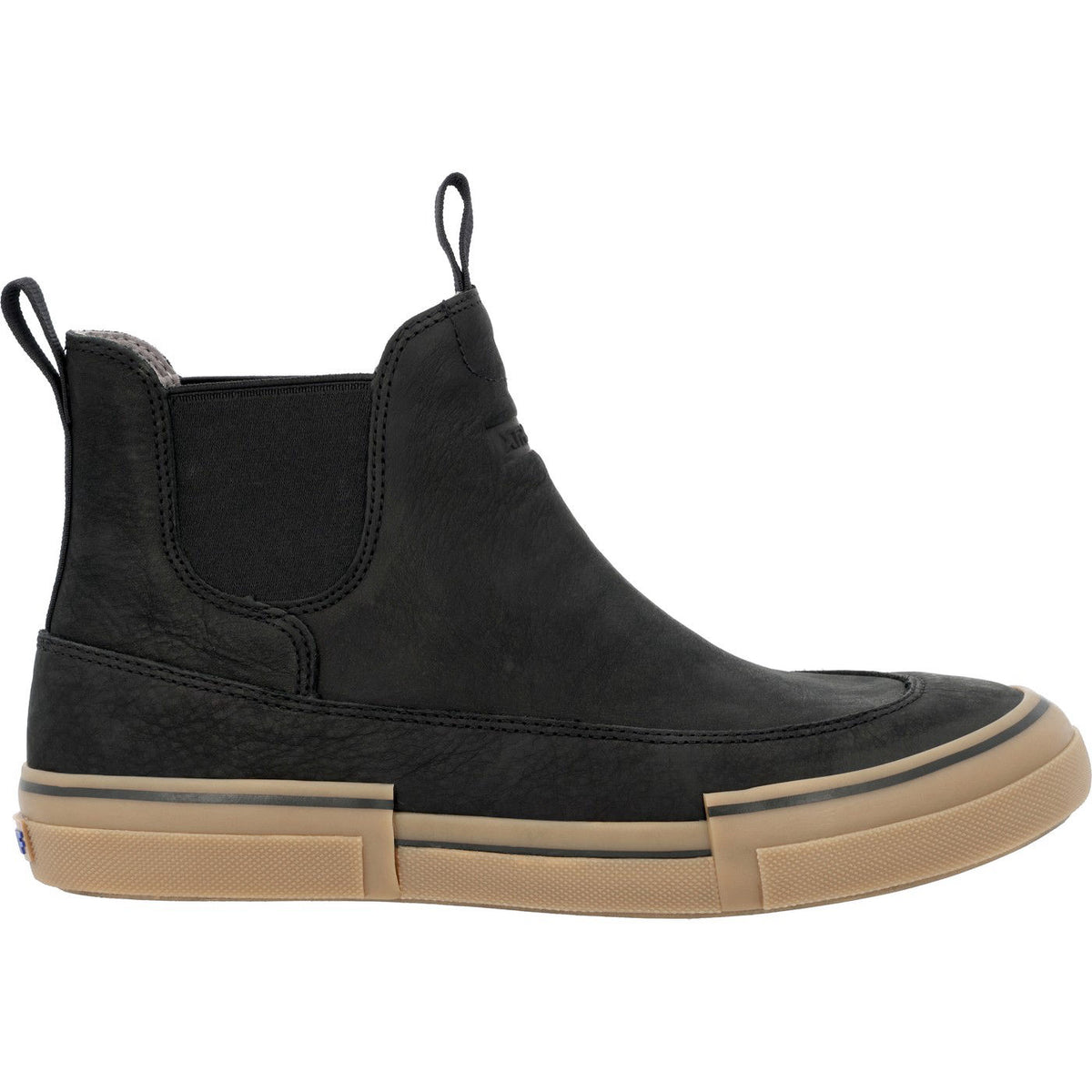Men's Leather Chelsea Ankle Deck Boot
