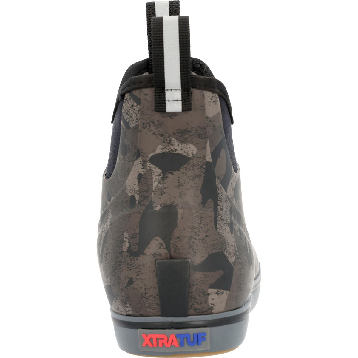 Women's Black Camo Ankle Deck Boot