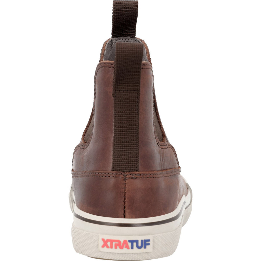 Women's Leather Chelsea Ankle Deck Boot
