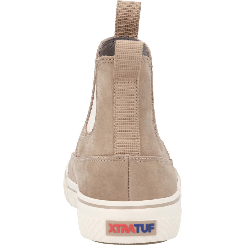 Women's Leather Chelsea Ankle Deck Boot