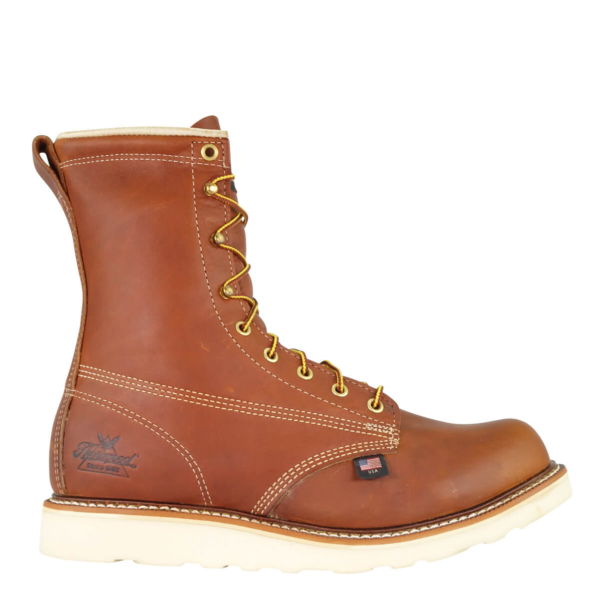 Thorogood American Heritage Plain Toe Wedge 8" Work Boots 814-4364