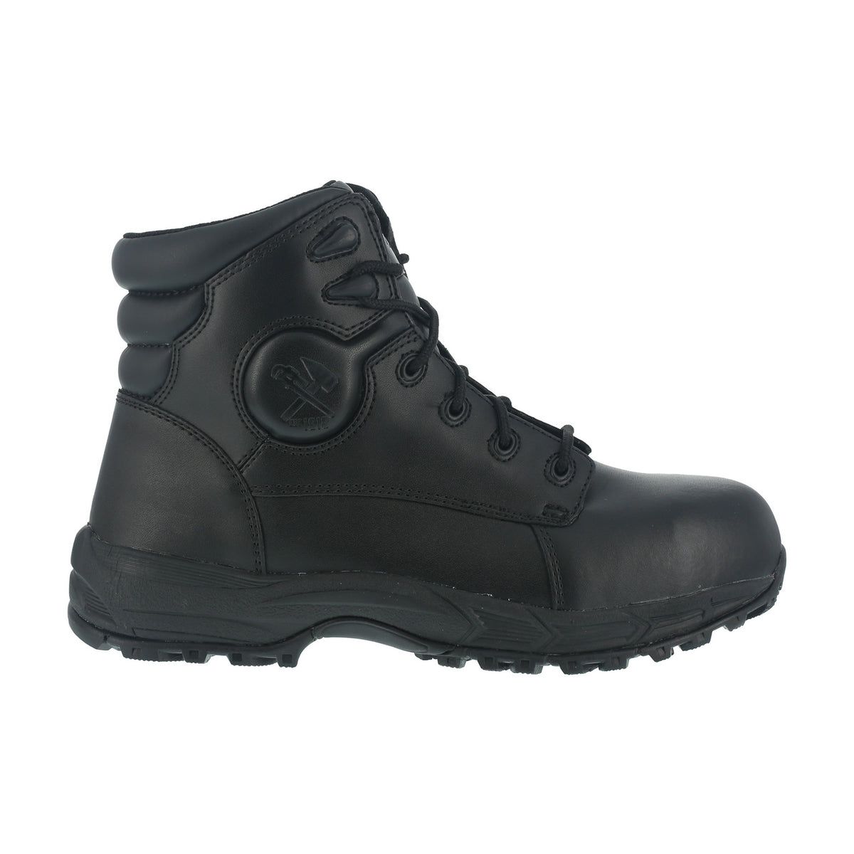 IRON AGE GROUND FINISH BLACK 6" SPORT STEEL TOE BOOTS IA5150