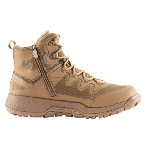 Belleville, Men's, 6", AMRAP®, BV570ZWPT, Vapor, Side-Zip Boot, Coyote, 4, Regular BV570ZWPT 040R
