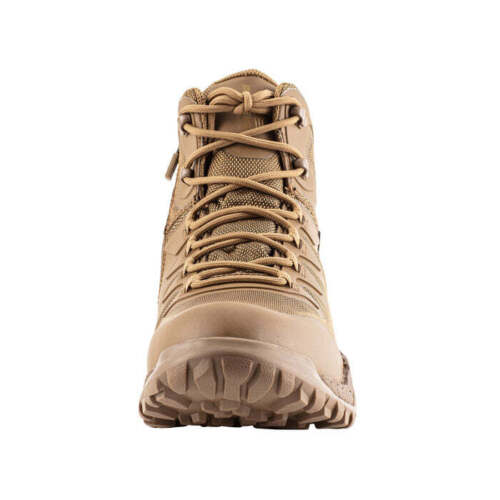 Belleville, Men's, 6", AMRAP®, BV570ZWPT, Vapor, Side-Zip Boot, Coyote, 4, Regular BV570ZWPT 040R