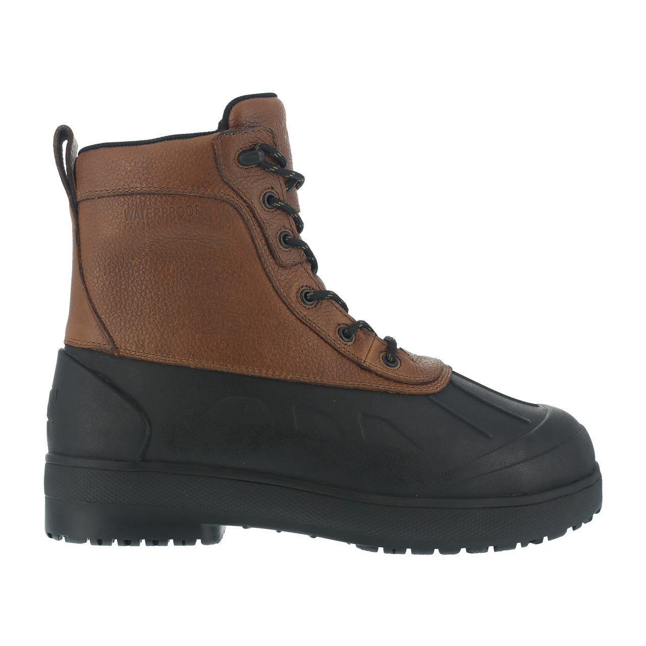 Iron Age Compound WP Black and Brown Rubber COMP Toe Boots IA9650