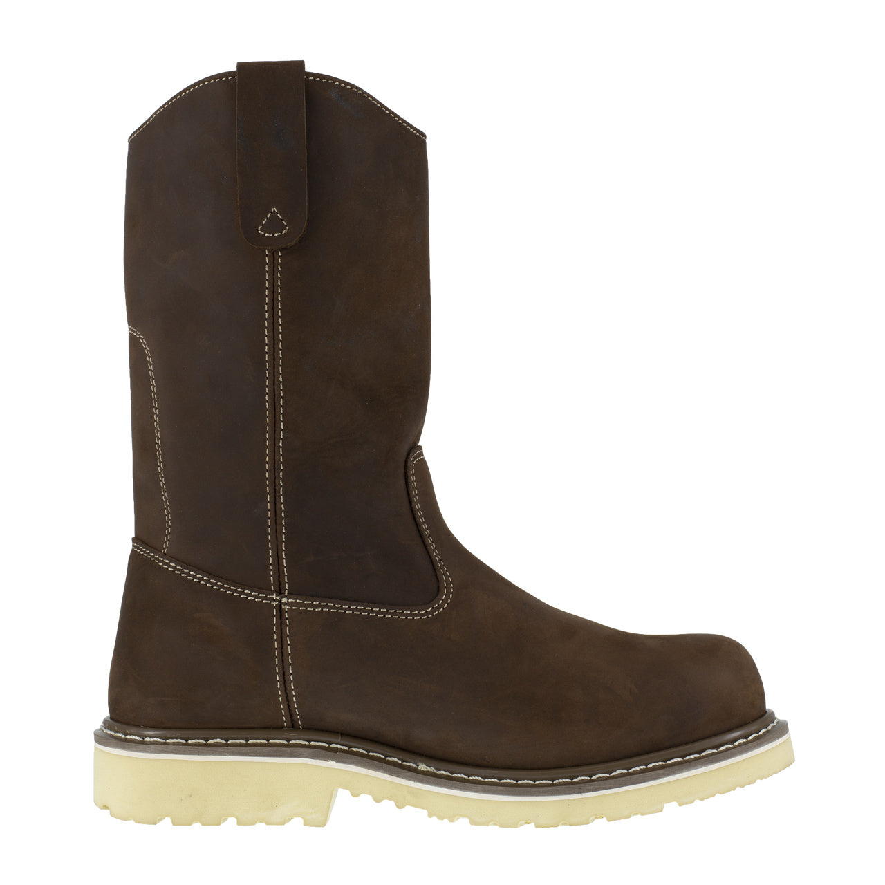 Iron Age Solidifier Brown 11" Pull-On Work COMP Toe Boots IA5090