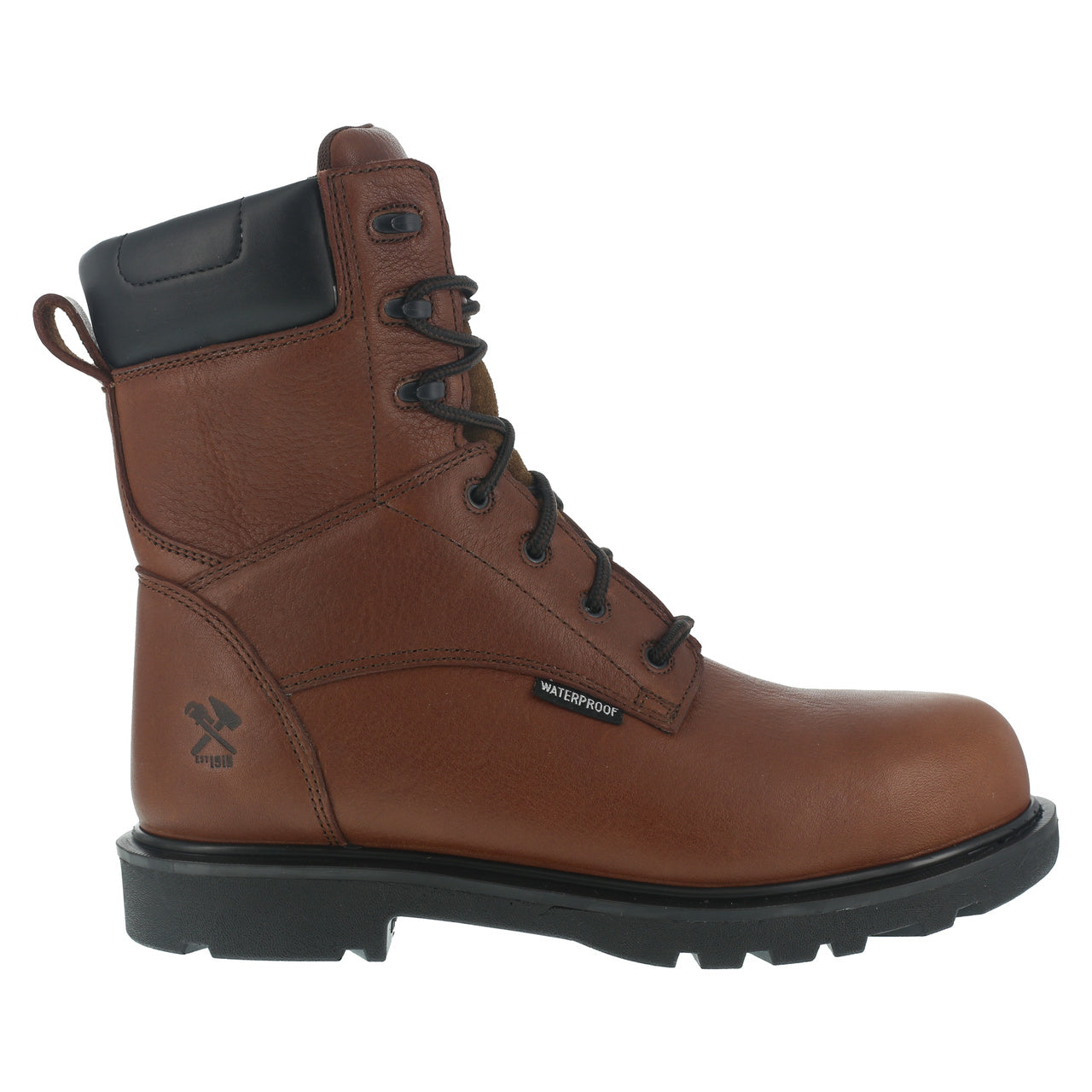Iron Age Hauler Brown 8" Work Boot COMP Toe Boots IA0180